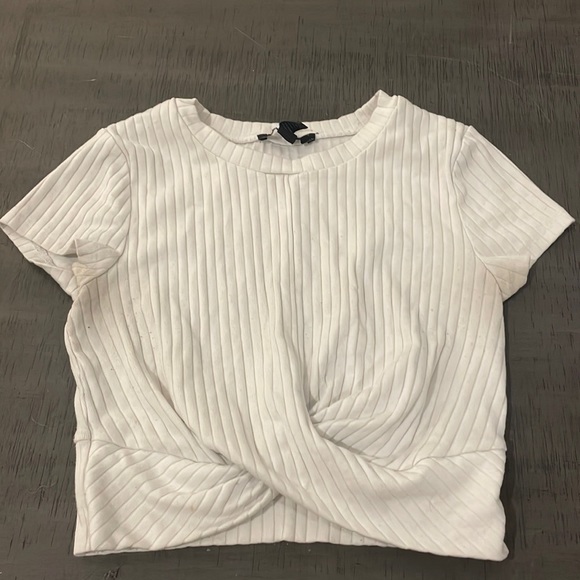 Cropped T-Shirt White - Picture 1 of 3